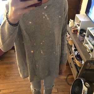 Light Grey Boxy Sweater